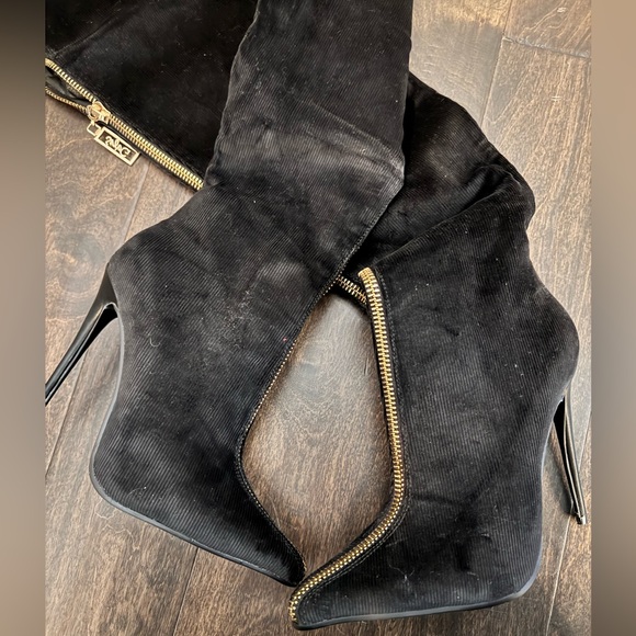 SYBG Sybille Guichard corduroy high over the knee boots EU size:40 - Picture 10 of 10